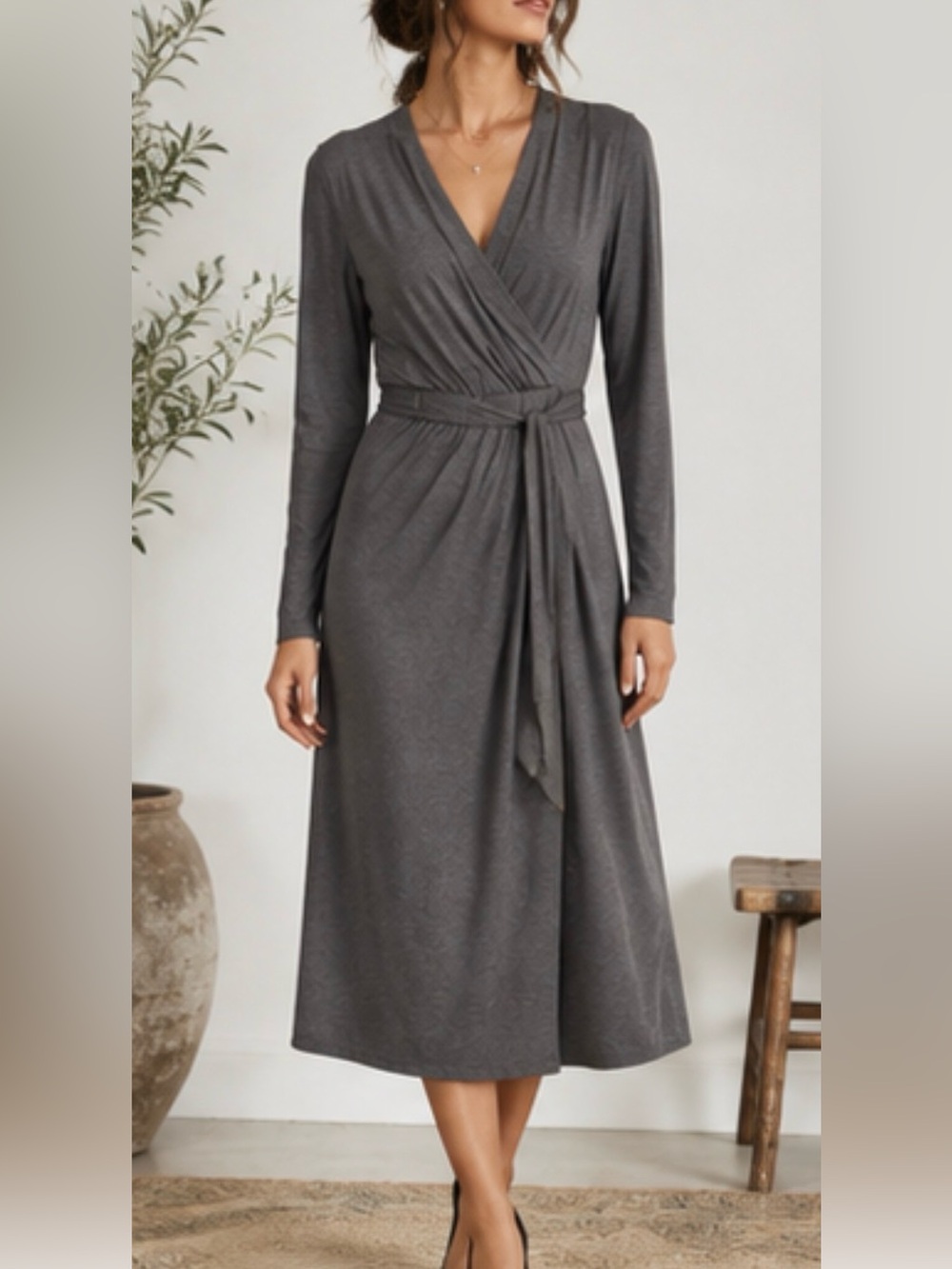 NWT MaxMara Virgin Wool Wrap Dress – Women’s Size 4